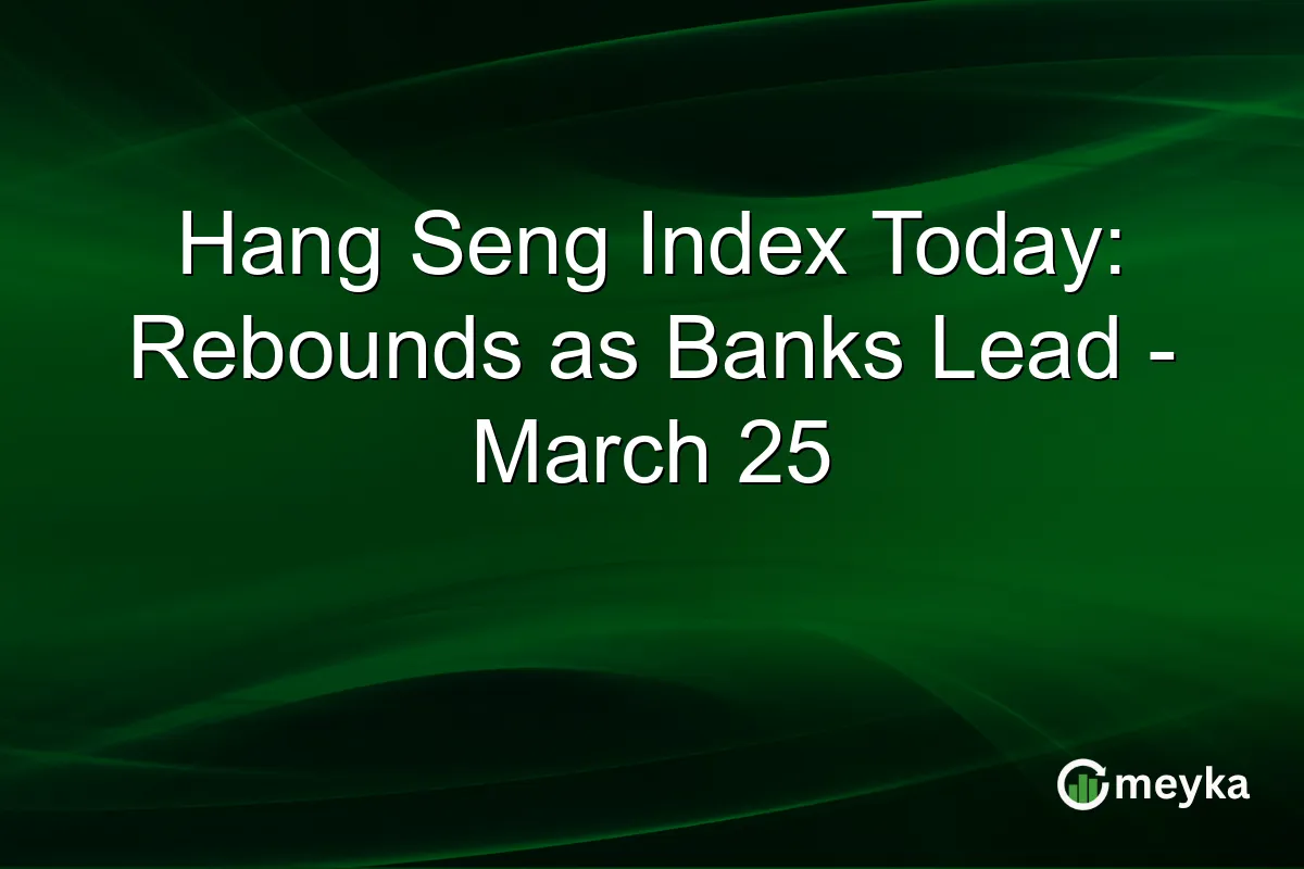 Hang Seng Index Shows Signs of Recovery Amid Ongoing Challenges