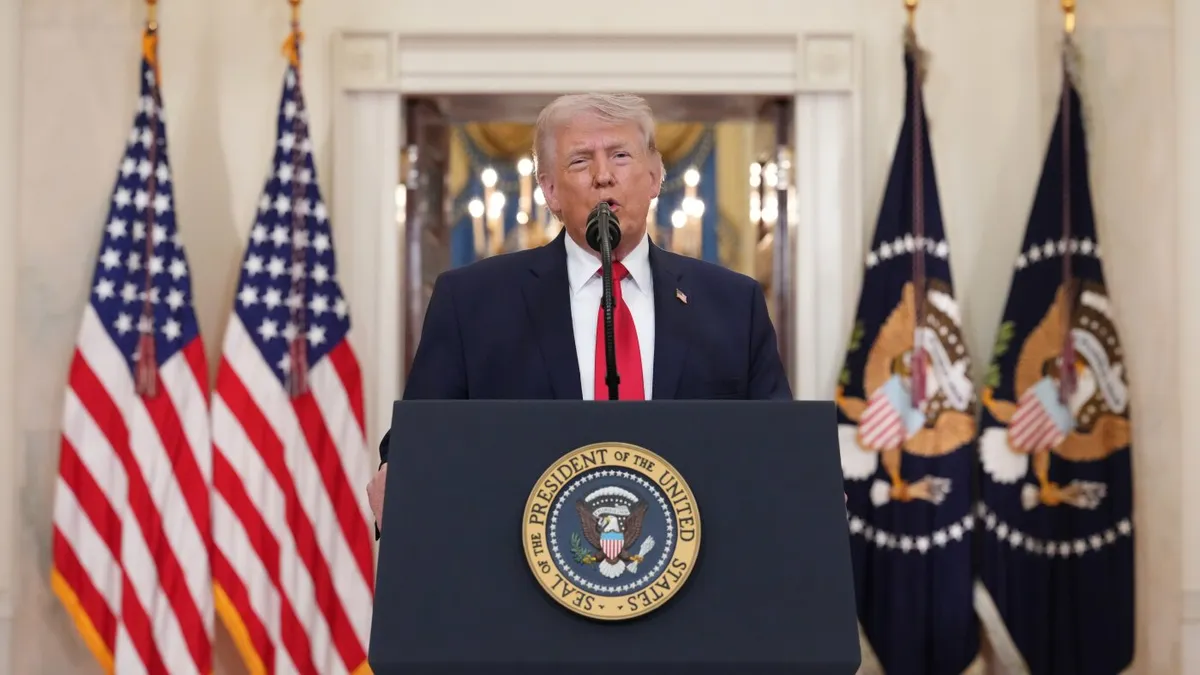 Trump Speech Today: A Bold Declaration on Iran’s Future